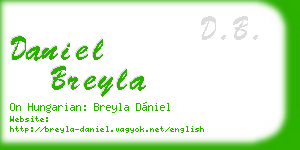 daniel breyla business card